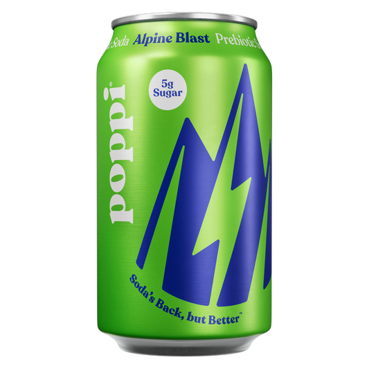 Poppi Prebiotic Soda Alpine Blast 12oz Can