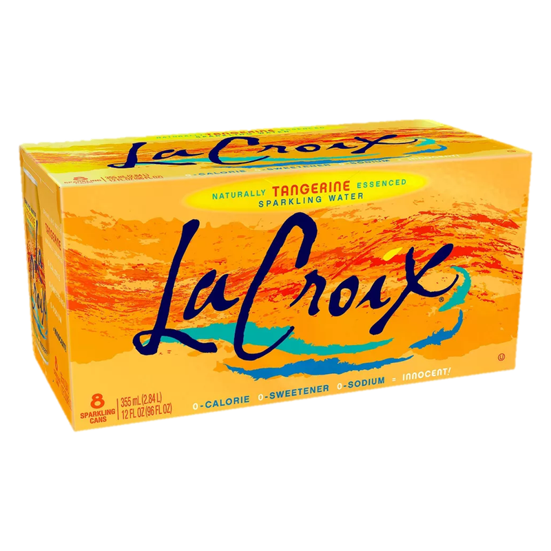 La Croix Tangerine Sparkling Water 8pk 12oz Can
