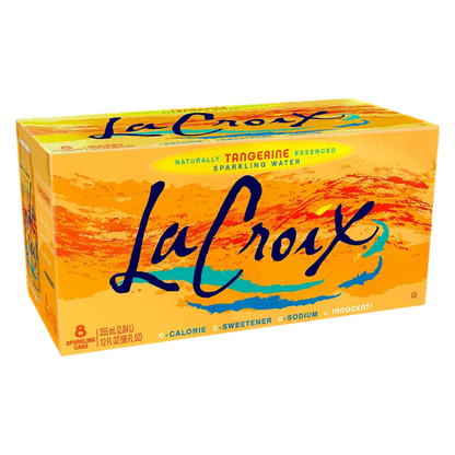 La Croix Tangerine Sparkling Water 8pk 12oz Can