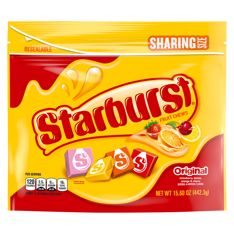 Starburst Original Fruit Chews Sharing Size 15.6oz