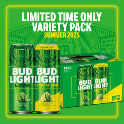 Bud Light Lime & Lemon Lime Variety Pack 12pk 12oz Can