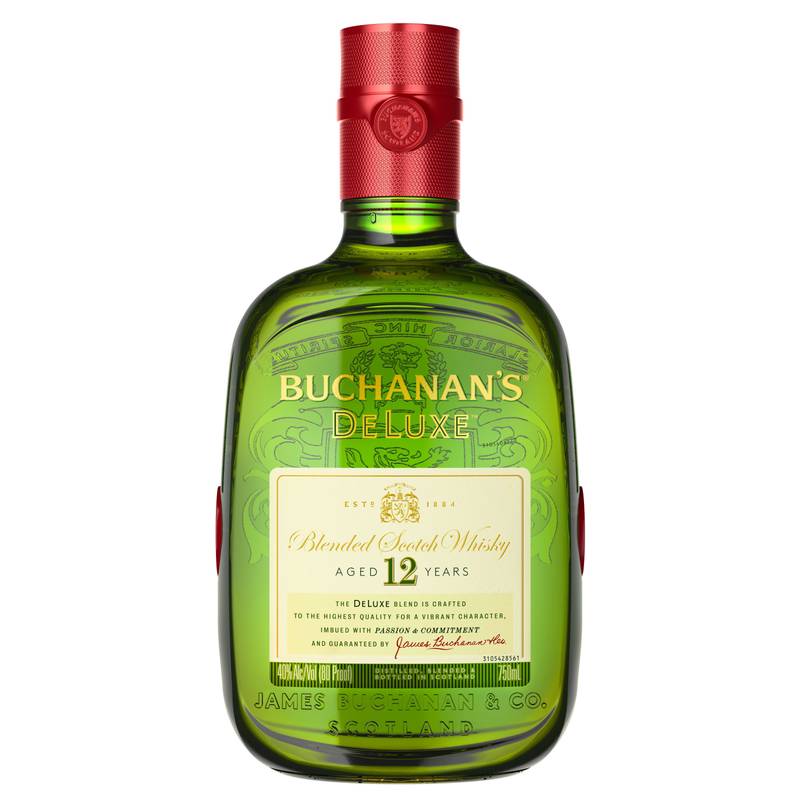 Buchanan's DeLuxe Aged 12 Years Blended Scotch Whisky, 750ml (80 Proof)