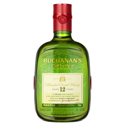 Buchanan's DeLuxe Aged 12 Years Blended Scotch Whisky, 750ml (80 Proof)