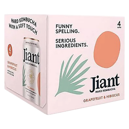 Jiant Hard Kombucha Hicamaya Grapefruit & Hibiscus (6PKC 12 OZ)
