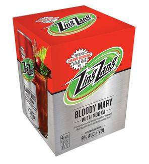 Zing Zang Bloody Mary Cocktail 4pk 355ml Can