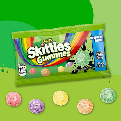 Skittles Gummies Sour Share Size, 3oz