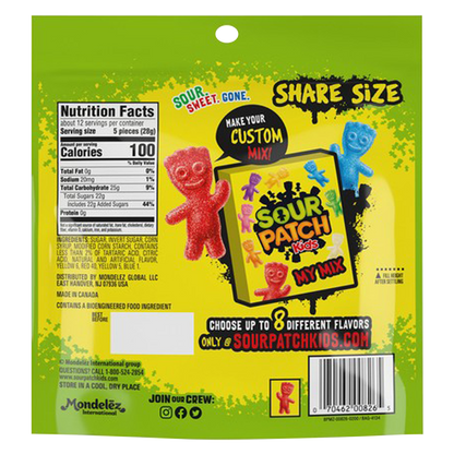 Sour Patch Kids Big Kids Soft & Chewy Candy 12oz