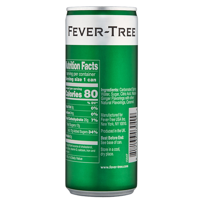Fever-Tree Ginger Ale 6pk 250ml Can