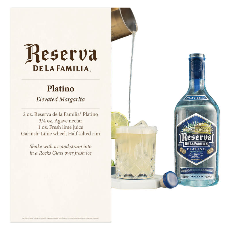 Reserva de la Familia by Jose Cuervo Platino Tequila Blanco 750ml (80 Proof)