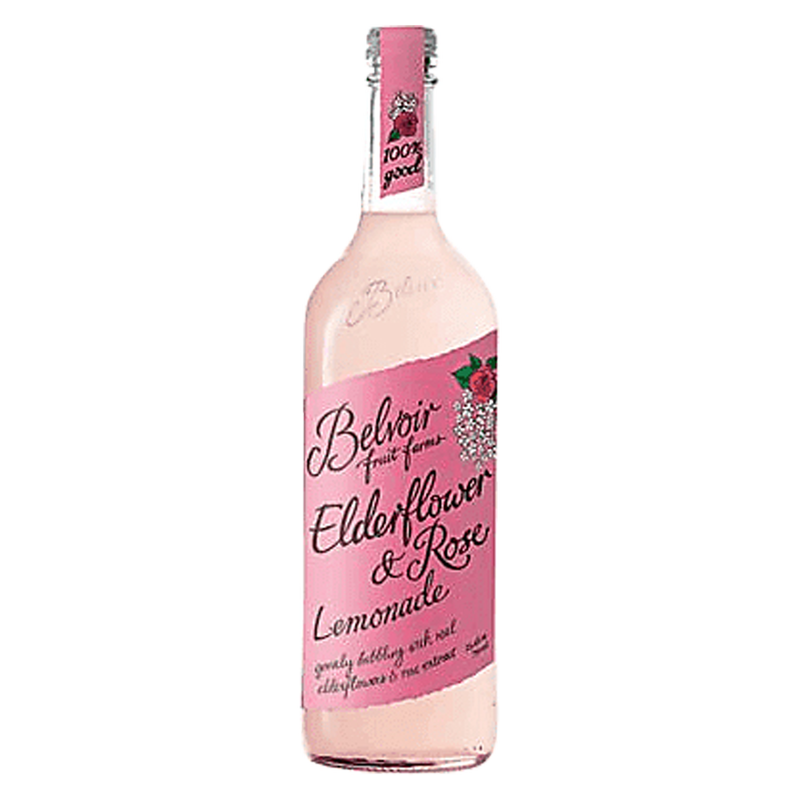 Belvoir Elderflower & Rose Lemonade Single 25.4oz Btl