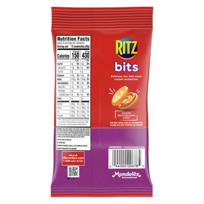 Ritz Bits Peanut Butter 3oz