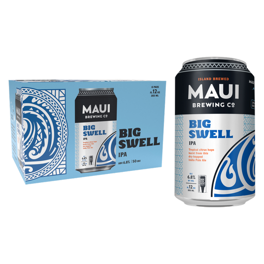 Maui Brewing Big Swell West Coast IPA 6pk 12oz Can 6.8% ABV