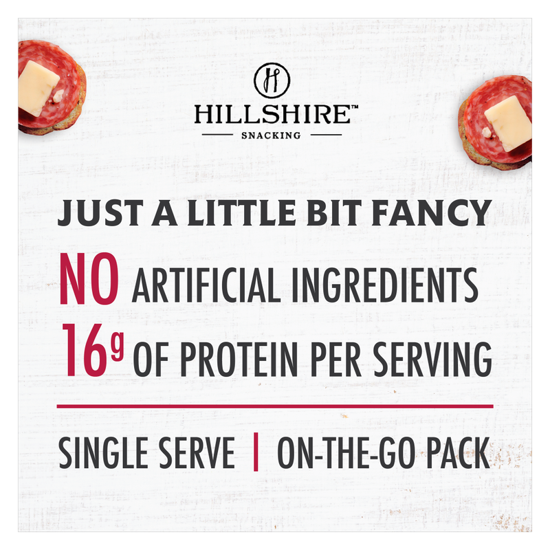 Hillshire Snacking Protein Small Plates Wine-Infused Salame & White Cheddar Cheese - 2.76oz