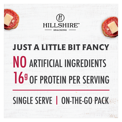Hillshire Snacking Protein Small Plates Wine-Infused Salame & White Cheddar Cheese - 2.76oz