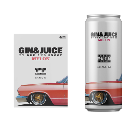 GIN & JUICE Melon 4pk 355ml Can 5.9% ABV