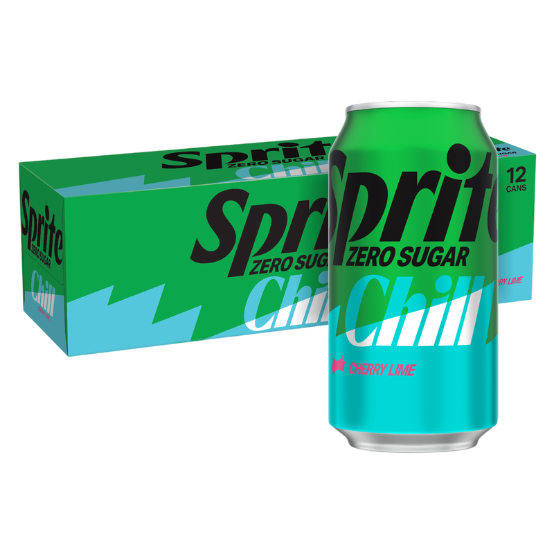 Sprite Chill Cherry Lime Zero Sugar 12pk 12oz Can
