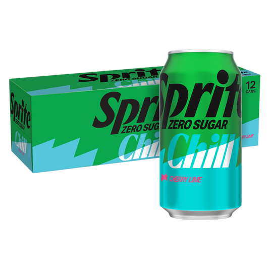 Sprite Chill Cherry Lime Zero Sugar 12pk 12oz Can