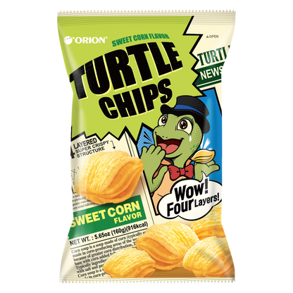 Orion Turtle Chips Sweet Corn, 5.6oz