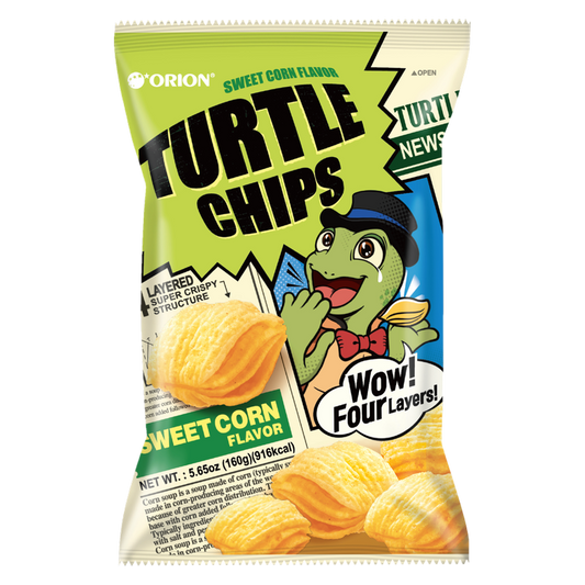 Orion Turtle Chips Sweet Corn, 5.6oz