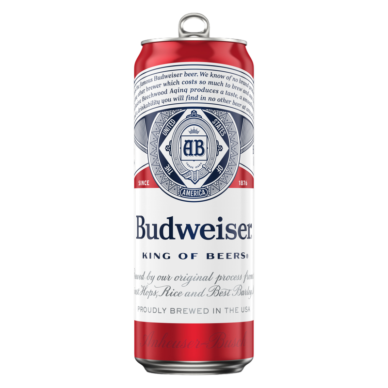 Budweiser Single 25oz Can 5.0% ABV