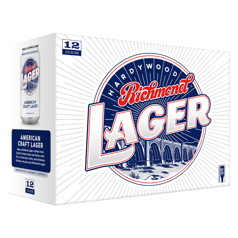 Hardywood Richmond Lager 12pk 12oz Can 5.0% ABV