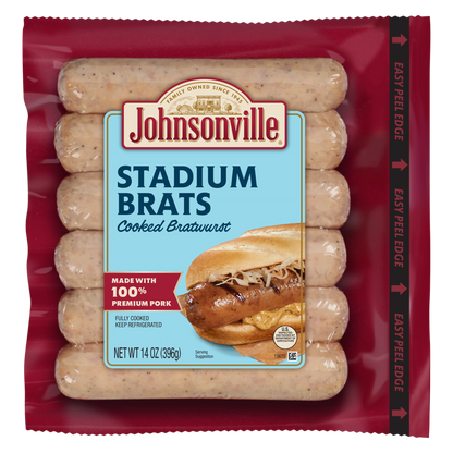 Johnsonville Stadium Bratwursts - 6ct/14oz