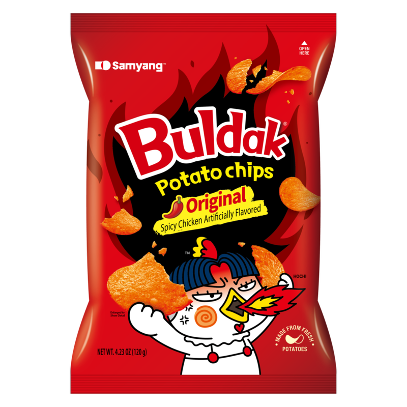 Buldak Potato Chips Original Flavor, 4.23 oz