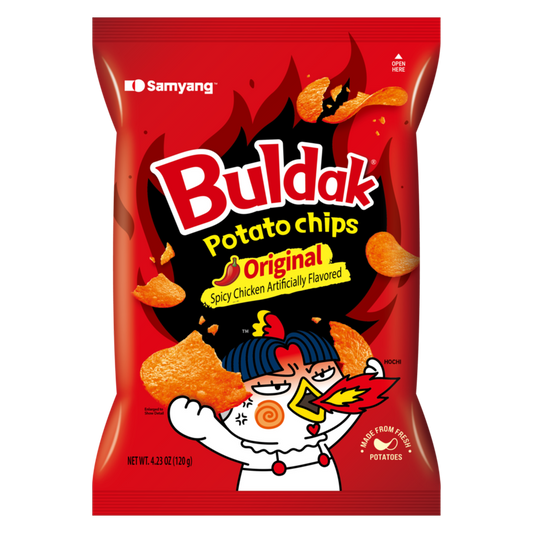 Buldak Potato Chips Original Flavor, 4.23 oz