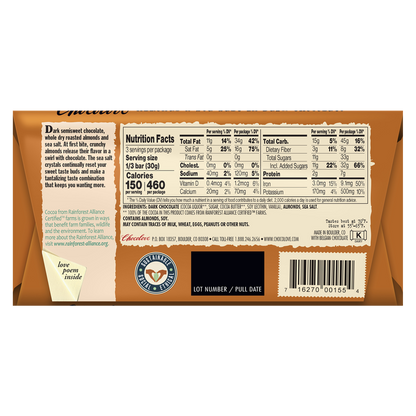 Chocolove Almond & Sea Salt in Dark Chocolate 3.2oz