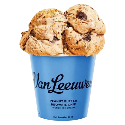 Van Leeuwen Peanut Butter Brownie Chip 14oz
