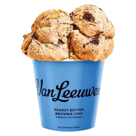 Van Leeuwen Peanut Butter Brownie Chip 14oz