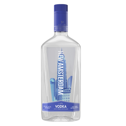 New Amsterdam Vodka Plastic 750ml (80 Proof)