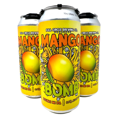 Full Circle Bomb Series - Peach Bomb Double IPA 4pk 16oz
