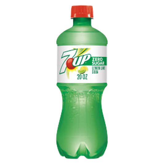 7UP Zero Sugar 20oz Btl