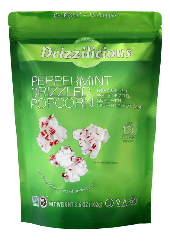 Drizzilicious Peppermint Drizzled Popcorn, 3.6 oz