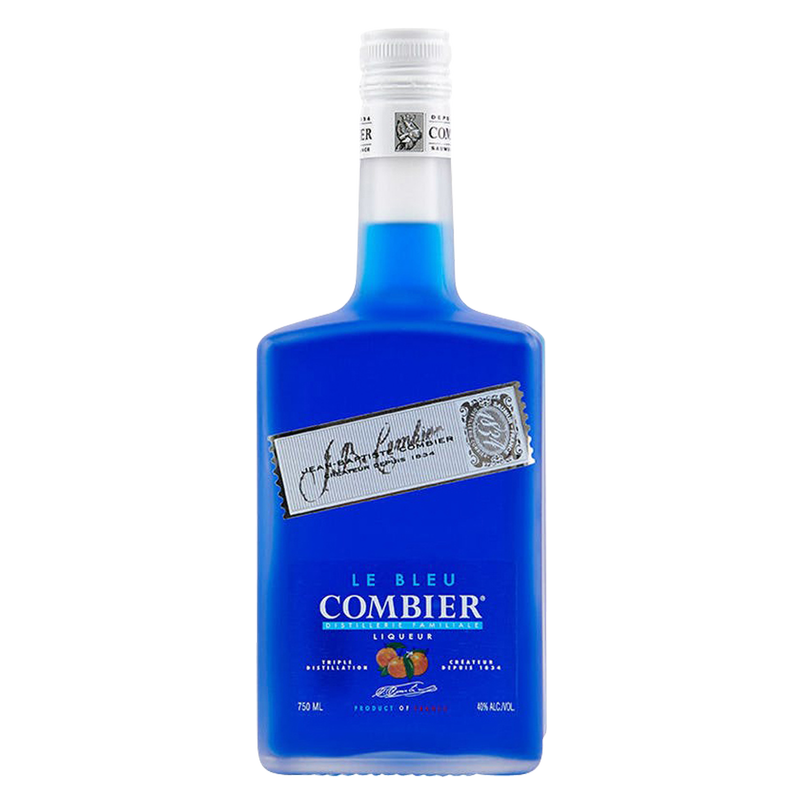 Combier Le Bleu Orange Liqueur 750ml (80 Proof)