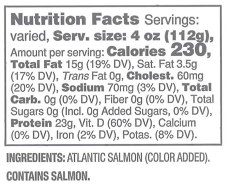 Salmon Fillets (Frozen) - 2ct/10oz