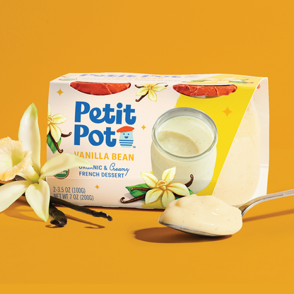 Petit Pot Vanilla Bean Organic French Dessert - 2ct/8oz