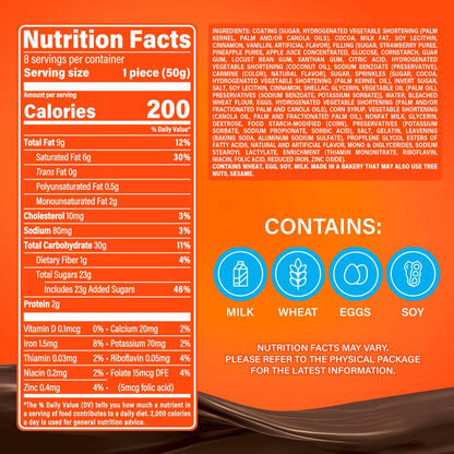 Marinela Gansito Chocolatey Filled Snack Cake, 8 packs, 14.08 oz