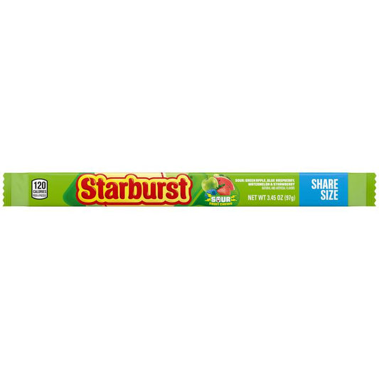 STARBURST Sour Fruit Chews Chewy Candy, Share Size, 3.45 oz
