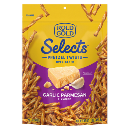 Rold Gold Selects Garlic Parm 16oz