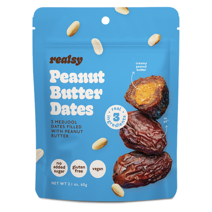 realsy Peanut Butter Filled Dates, 2.1 oz