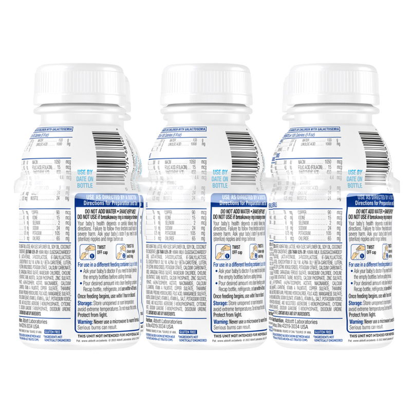 Similac 360 Total Care Non-GMO Ready to Feed Infant Formula Bottles 8 fl oz 6 ct