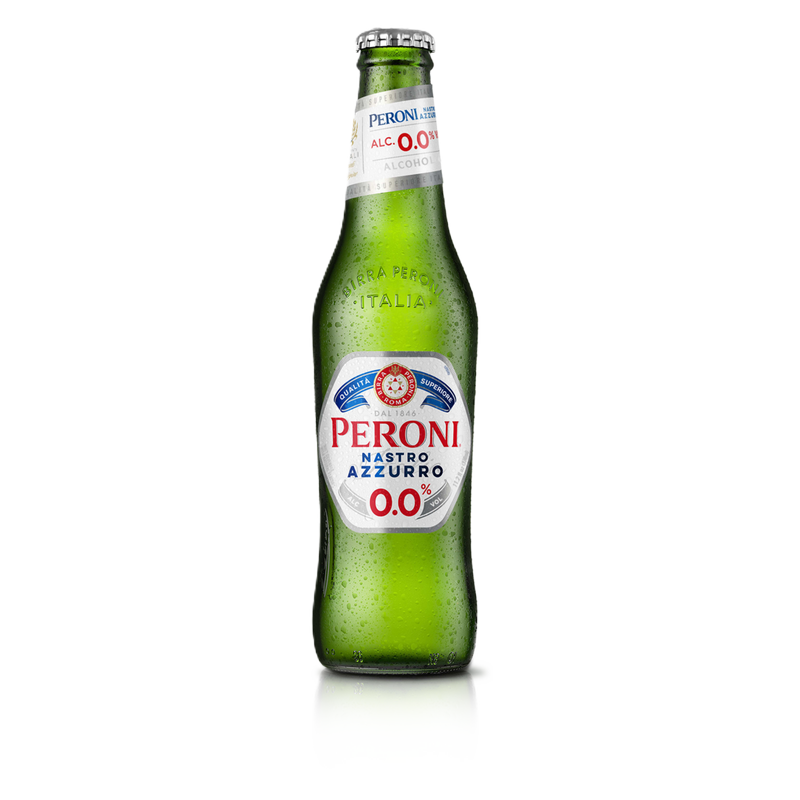 Peroni 0.0 6pk 11.2oz Btl 0.0% ABV