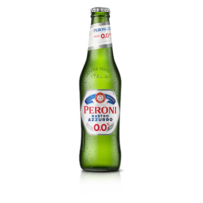 Peroni 0.0 6pk 11.2oz Btl 0.0% ABV