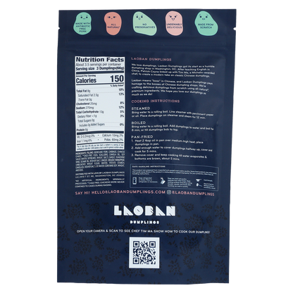 Laoban Dumplings Pork & Chive Frozen Dumplings 8oz