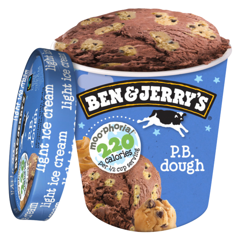 Ben & Jerry's Moo-Phoria P.B. Dough Pint