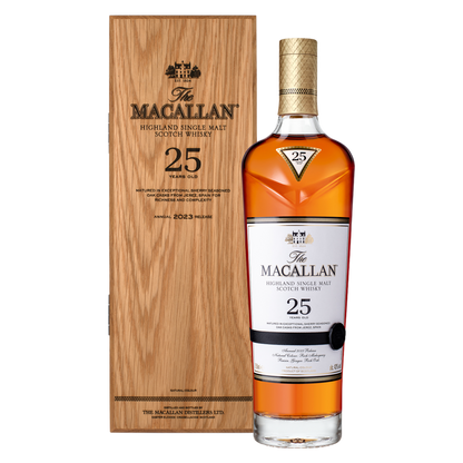 The Macallan 25 Years Old Sherry Oak Highland Single Malt Scotch Whisky 750ml