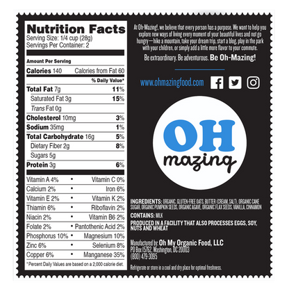 Oh-Mazing Granola Snack Original Recipe 2oz