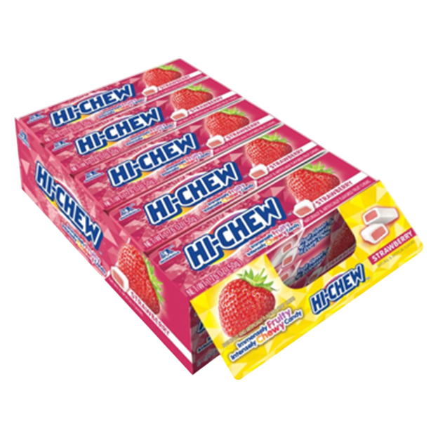 Hi-Chew Strawberry Chewy Candy 1.76oz 15 CT